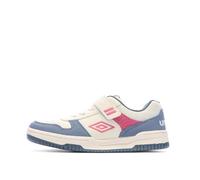 Umbro Baskets Blanches/Bleu/Rose Garçon Ovida Blanc 33FR