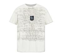 Umbro - Biography Pointelle Baby Tee - Homme - Tops - Beige - Taille: S