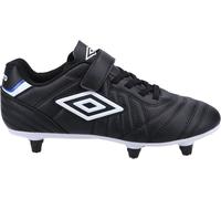 Umbro - Bottes de football pour enfants "Speciali Liga", cuir FS9091 (33 UE) (Noir/Blanc)