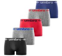 Umbro Boxer Homme sans Couture, Caleçon Homme Anti-Irritation et Respirant (Lot de 5)