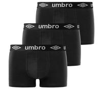 UMBRO Boxers pour homme - Lot de 3 - Noir - 2XL