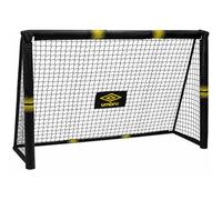 Umbro Cage de foot 180×120×60 cm – Kit entraînement pour enfants et adultes – Noir/Jaune