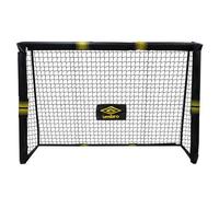 Umbro Cage de Foot - But de Foot Enfant 300 x 200 x 120 cm - Kit Entrainement Football pour Enfants et Adultes - Cage Foot Exterieur et Interieur - Montage Rapide - Noir/Jaune