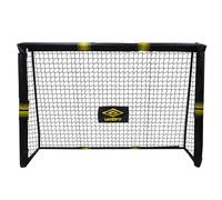 Umbro Cage de Foot - But de Foot Enfant 300 x 200 x 120 cm - Kit Entrainement Football pour Enfants et Adultes - Cage Foot Exterieur et Interieur - Montage Rapide - Noir/Jaune