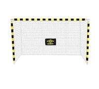 Umbro But de Football - 300 x 200 x 110 cm - Métal - Équipement d'entraînement de Football pour Tous Les âges - Montage Facile - Noir/Jaune