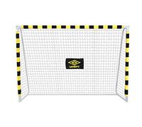 Umbro Cage de Foot - But d'Entrainement Football 300 x 200 x 90 cm pour Enfants et Adultes - Interieur et Exterieur - Montage Rapide - Noir/Jaune