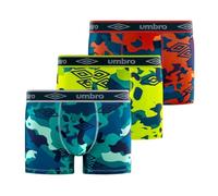 Umbro Boxer Homme Sport, Caleçon Homme Respirant et Stretch (Lot de 3) M