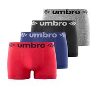 Umbro Caleçon Homme sans Déformation, Boxer Homme, Confortable, Ajustement Parfait (Lot de 4)