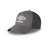 Umbro Casquette Homme & Femme Ajustable, Casquette Baseball Originale et Confortable, Taille TU - Gris/Noir/Blanc