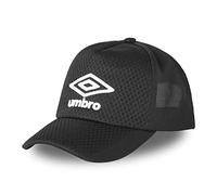 Umbro Casquette Homme & Femme Ajustable, Casquette Trucker Originale et Confortable, Noir, Blanc, Taille TU