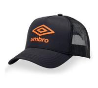 Umbro Casquette Trucker microfibre Homme - Trucker - Filet - Gris | Orange - Visière Arrondie 1