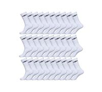 Umbro Chaussette Homme Ajustement Parfait - Lot de 30 - Chaussettes Sport Homme, Tennis, Maintien Anti-Glisse, Blanc Taille 39/42