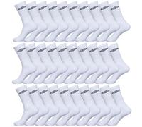 Umbro Chaussette Homme Ajustement Parfait - Lot de 30 - Chaussettes Sport Homme, Tennis, Maintien Anti-Glisse, Blanc Taille 43/46