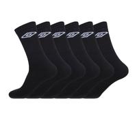 Chaussette Homme Sport Douces - Lot de 6 - Chaussettes Hautes Homme, Running, Confortables, Noir, Taille 43/46