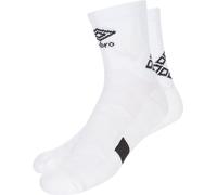 Umbro - Chaussettes de cheville "Protex" avec picots en silicone pour hommes UO183 (47 EU - 49,5 EU) (Blanc/Noir)