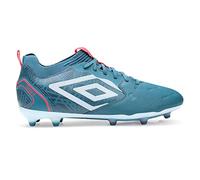 Umbro - Chaussures à crampons pour terrain ferme TOCCO PRO - Homme (43 FR) (Bleu canard/Blanc/Rose clair)