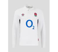 Umbro England Home Long Sleeved Shirt 2024 Adults Blanc Petit Male