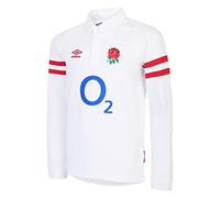 UMBRO England Home Maillot Classique Ls JNR Bain/kit Unisexe, Produit sous Licence Officielle, YXL