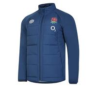 Umbro England O2 Veste Thermique mâle, Bouton Ensign Bleu/Bachelor, S
