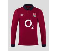 Umbro England Rugby Alternate Classic Long Sleeve Shirt 2024 Womens Rouge 14 (L) Female