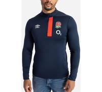 Umbro England Rugby Half Zip Fleece Top 2023 2024 Adults Nvy Blzr/Scrlt Grand Male