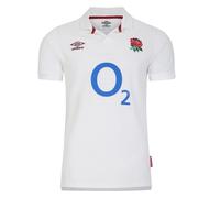 Umbro England Rugby Home Classic Shirt 2023 Six Nations Blanc Petit Male