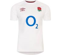 Umbro England Rugby Home Shirt 2023 Six Nations Adults Blanc 2X Grand. Male
