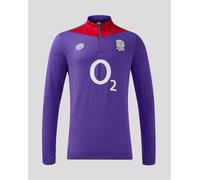 Umbro England Rugby Mid Layer Top 2024 Adults Violet/Rouge 2X Grand. Male
