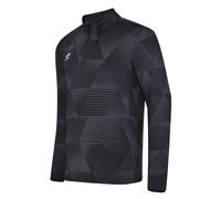 Umbro - Haut "Maxium" à fermeture éclair courte pour hommes - Entraînement UO1060 (XXL) (Noir)