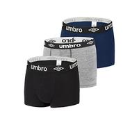 Boxer Homme Coton, Calecon Homme, Hypoallergénique, Respirant (Lot de 3), Noir, Bleu, Gris, Taille S