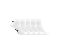 Umbro Chaussette Homme - Lot de 5 - Chaussettes Basses Homme, Anti-Glisse, Blanc, Noir, Taille 43/46