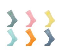 Umbro Homme Chaussettes Umb/1/Tenx6, Jaune Pâle/Bleu Clair/Mauve/Vert/Orange/Rose Clair, 39-42 EU