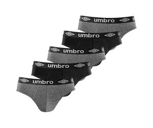 Umbro Homme Umb/1/Scx5 Slips, Noir/Gris, L EU
