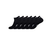 Umbro Chaussette Homme Légères - Lot de 6 - Socquettes Sportswear Homme, Respirantes & Maintien Anti-Glisse, Noir, Taille 43/46