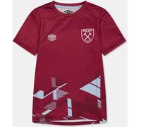 Umbro Kids' West Ham Licence Short-Sleeve T-Shirt NClrt/Cln/TPrt 13 (TG) Unisex