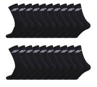 Umbro Lot de 20 Paires de Chaussettes Tennis homme Noir Taille:43/46 …