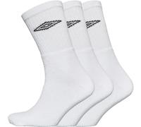 Umbro Lot de 3 paires de chaussettes de sport officielles pour homme et femme - Mélange de coton confortable, respirant et évacuant l'humidité - Parfaites pour le sport, la course à pied et au