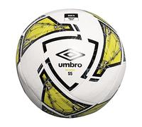 Umbro Neo Swerve Ballon de Football, Taille 4, Blanc/Noir/Vert Citron