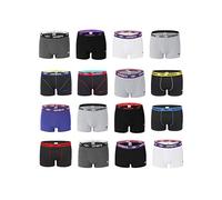 Pack Surprise Calecon Boxer Homme Coton, Modèle Aléatoire, Respirant, Ultra-Doux et Agréable (Lot de 6), Noir, Bleu, Gris, Rouge, Taille L