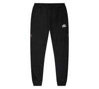 Umbro Pantalon en Tricot Style Sport Club, Noir/Violet Puissant, M Homme
