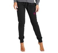 Umbro - Pantalon en Peluche de survêtement Long, Jogging en Coton Chaud pour Femme, Sport idéal pour la Maison, la Gym, la Course, Les activités Sportives, Le Jogging et Les Loisirs, Noir, XL