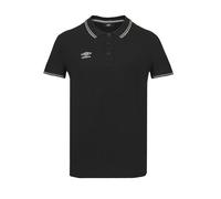 UMBRO Polo Basic Polo Noir / gris chine XXL