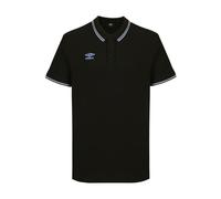 UMBRO Polo Basic Polo Noir/placide blue / blanc XXL