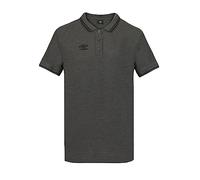 Umbro Polo Coton Pique Homme, Polo, Gris Chine Fonce, M