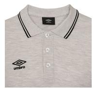 UMBRO Polo Polo Coton Pique Homme Gris chine clair S