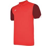Umbro - Polo "Total" pour enfants - Entraînement UO1660 (158) (Vermillon/Rouge/Noir)