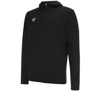 Umbro Pro Fleece Performance Hoodie Noir/Blanc Petit Male