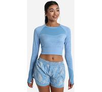 Umbro Pro Training Long-Sleeved Crop Top Allure Marl 8 (XS) Female