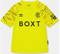 Umbro Rangers Home Goalkeeper Shirt 2025 2026 Juniors Jaune 9-10 (M) Male