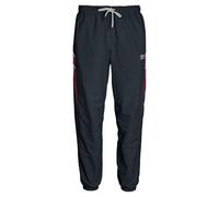 UMBRO Relaxed Track Pant Pantalon de survêtement, Iron Gate/Red Dahlia/Blanc Brillant, L Hommes